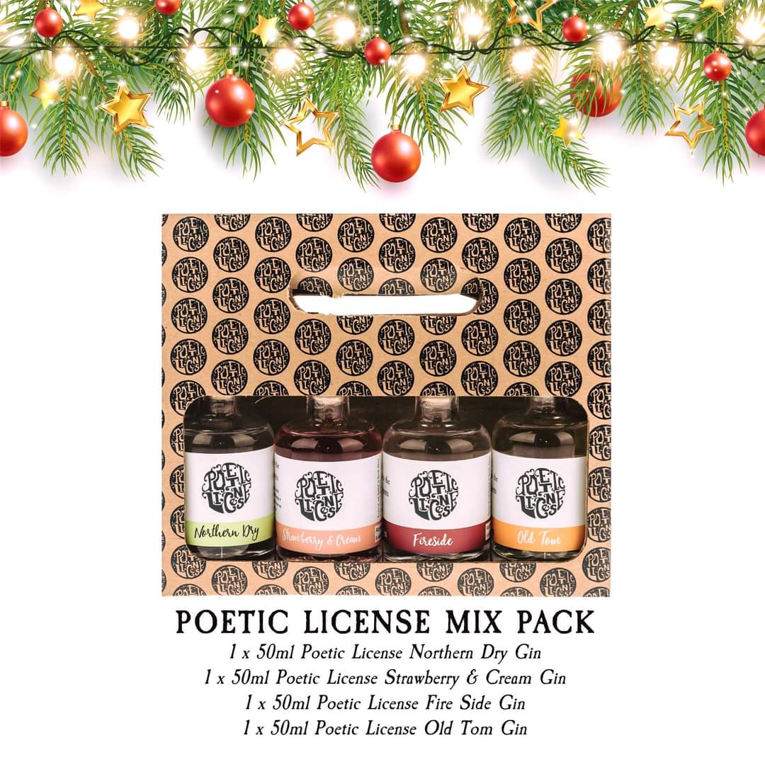 PoeticLicenseZA's tweet image. With only 8 days away from Christmas, our mix pack is the perfect gift for someone who loves a G&amp;amp;T or a treat for yourself.

Available from our website poeticlicensedistillery.co.za  

022 125 0568 or info@poeticlicense.co.za

#PoeticLicenseZA #ChristmasGifts #MiniGin #MixPacks