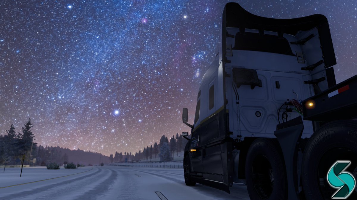 Sk3rpiej's tweet photo. Winter Is comming! #Global_Cargo_VTC #SCS_Software #virtual_trucking @SCSsoftware https://t.co/6Uhe9LWJ5h