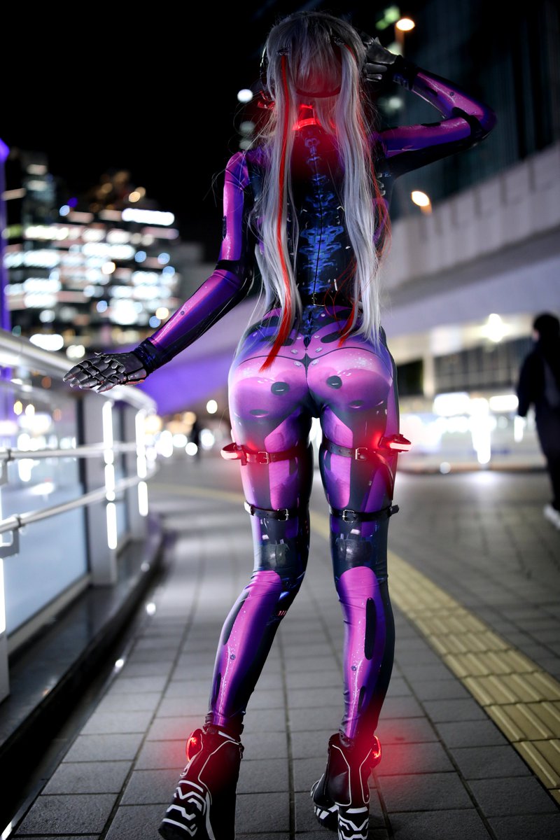 cyborgyukky's tweet photo. 後ろ姿を綺麗に撮って頂いてて個人的に気に入ってる尻(シリ)ーズ🍑

◤◢◤◢◤◢◤◢◤◢◤◢◤◢
企画・撮影：@igyojoshidotcom　　
◤◢◤◢◤◢◤◢◤◢◤◢◤◢

#サイボーグラビア　
#サイバーパンク 
#cyberpunk https://t.co/p2IOjgRZQP