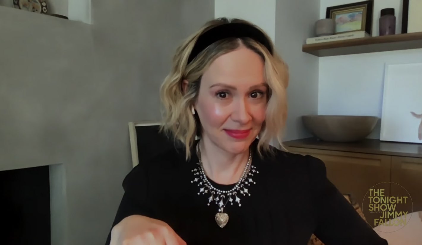 Sarah paulson smiling is just everything to me, happy birthday queen!!!! 