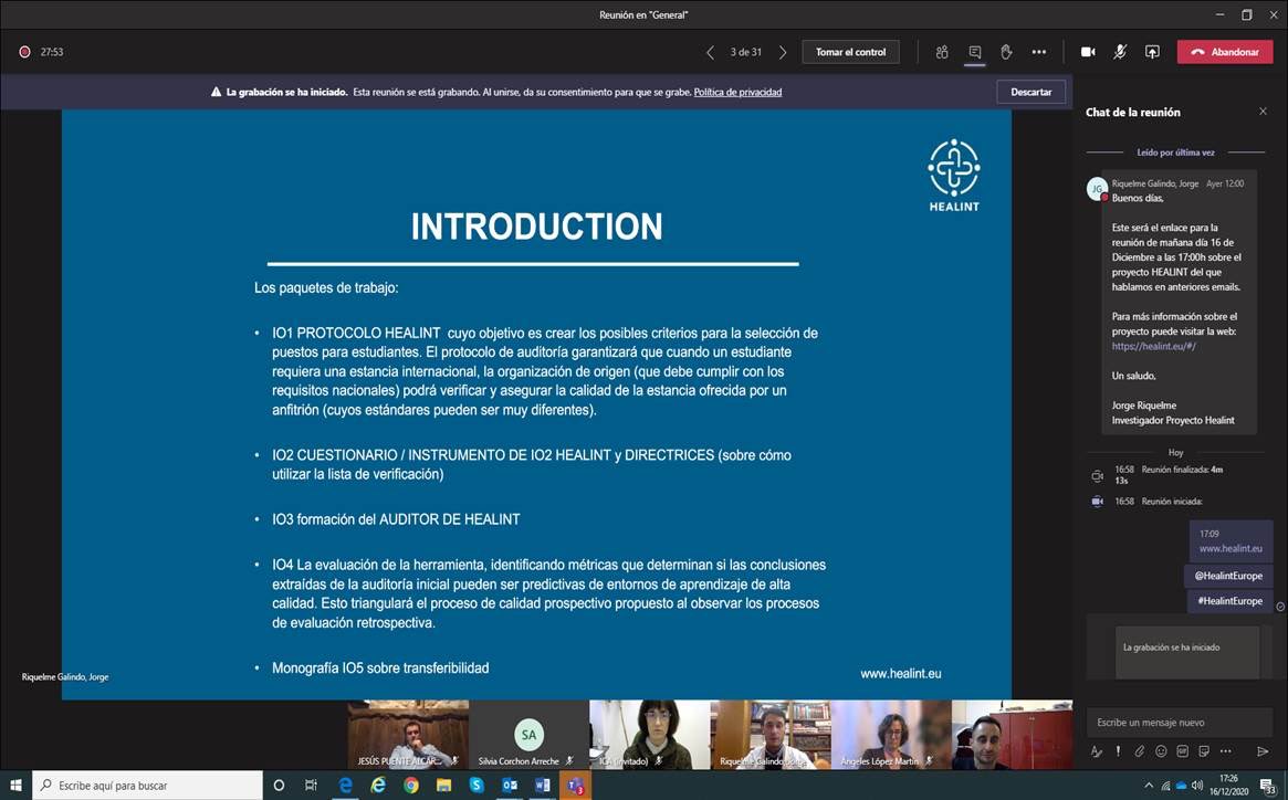 Yesterday we finished our Multiplier Events about <a href="/HealintEurope/">HealintEurope</a> with International Mobility Coordinators from Spanish Universities. Showing our Protocol, Auditor Guidelines, Auditor Training, Post-Evaluation tool and our recent achievement with <a href="/isostandards/">ISO</a> IWA35 <a href="/manuellilloc/">MLC</a>