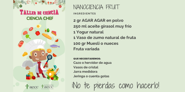 ContraCancerEs's tweet photo. Hoy, en nuestro taller de #cienciaencasa, a las 17:00h, volvemos a cocinar!! En esta ocasión vamos a hacer un postre con una pizca de  Nanotecnología, Prepara estos materiales https://t.co/dCkErxI9fY