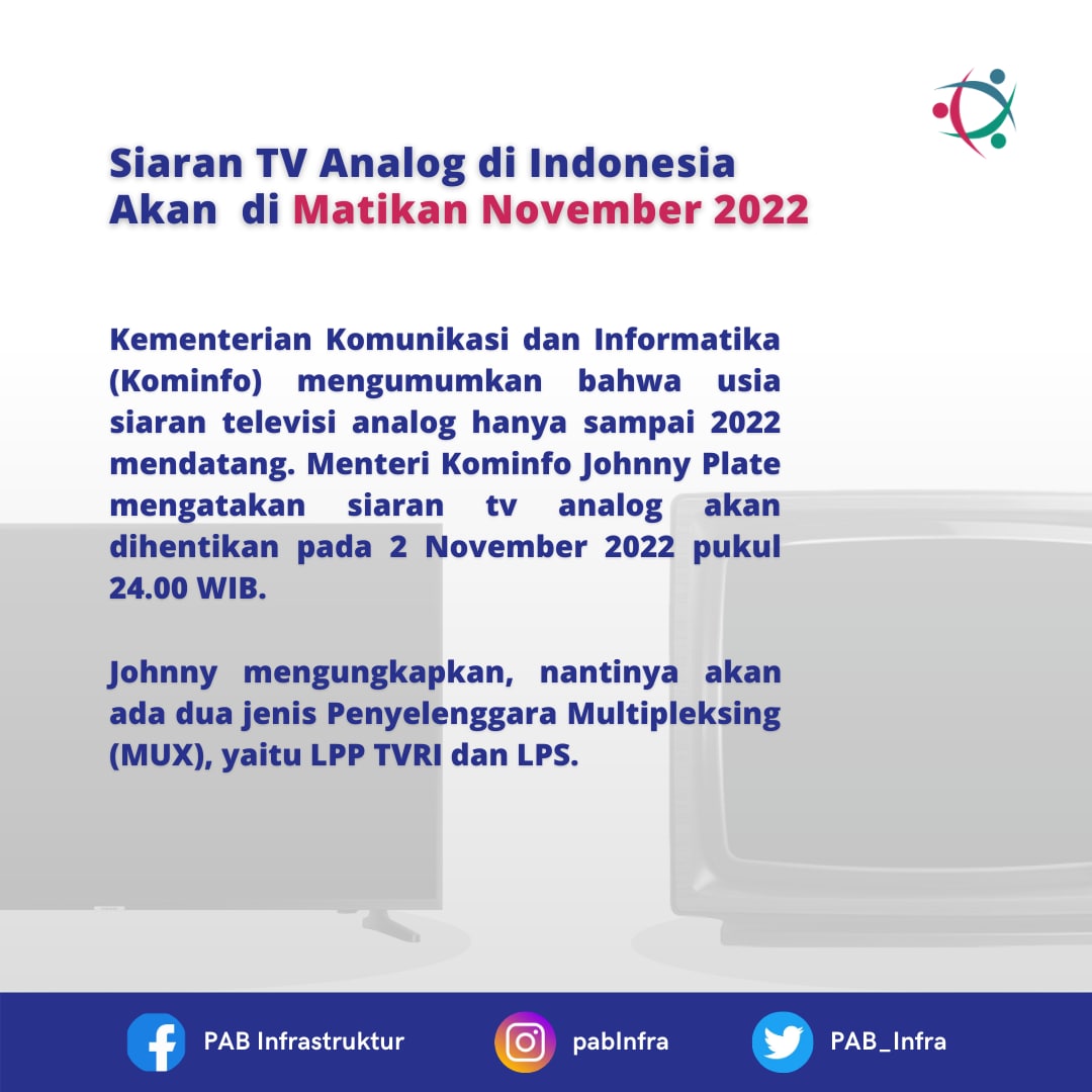 PAB_Infra's tweet image. Menkominfo berharap pemberlakuan di atas bisa mendorong penyehatan industri pos, telekomunikasi, penyiaran, dan penyelenggaraan sistem dan transaksi elektronik (e-commerce), serta optimalisasi sumber daya terbatas yaitu spektrum frekuensi radio, untuk kepentingan nasional.