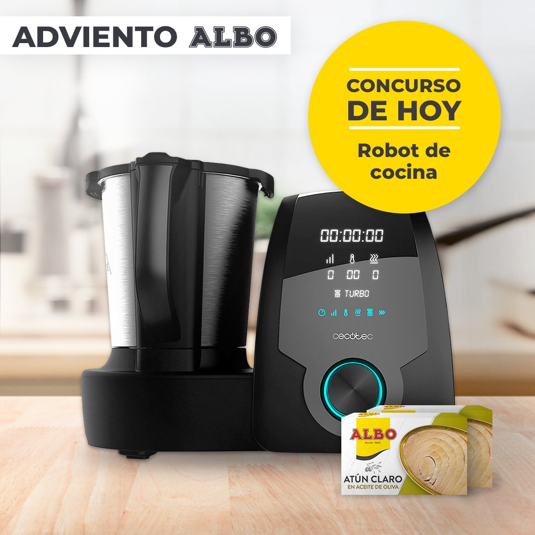 ¡SEMANA DE ADVIENTO! ​

🧑‍🍳  Con las comidas navideñas seguro que agradeces una ayuda, ¿qué te parece un robot de cocina? ​

¡Completa el formulario y mucha suerte! 🍀​

👉 pr.easypromosapp.com/p/908836

#AdvientoALBO