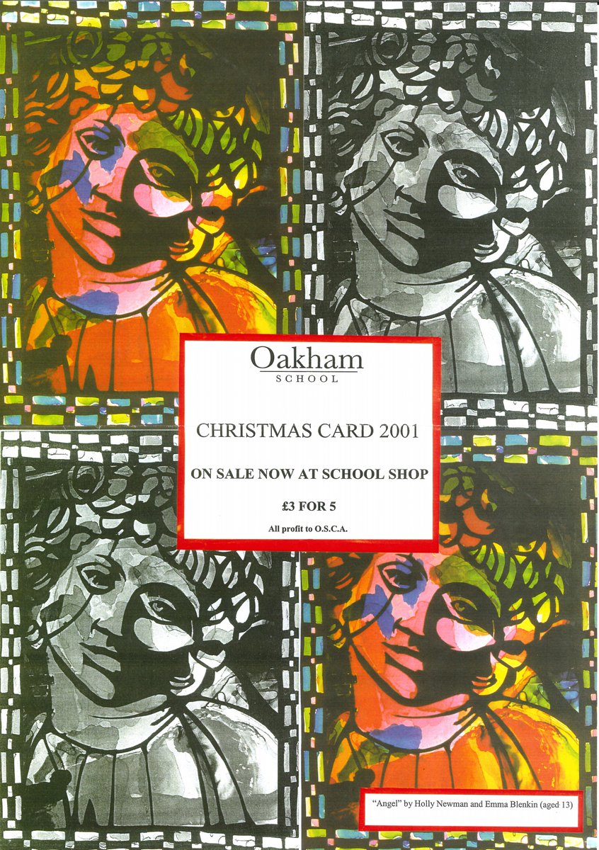 OakhamArchives's tweet photo. Is there a better way to wish a Happy Christmas than with our pupils’ cards? At Oakham School Archives, we particularly like Hayley Wong’s “The Heart of Christmas” and Holly Newman and Emma Blenkin’s “Angel”. #FromtheArchive #SchoolWinter https://t.co/9JvXgMNtWu