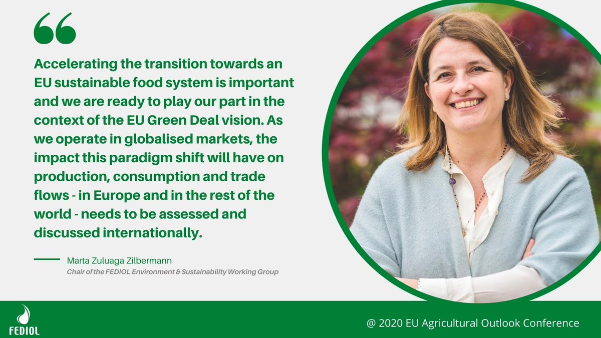 📆#FEDIOL intervenes <a href="/EUAgri/">EU Agriculture🌱</a> #AgriOutlook 2020 to address the sustainable drivers for a transforming 🌱 agricultural sector. 

#GreenDeal