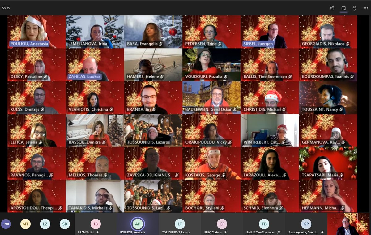 So different, but amazing: <a href="/Cedefop/">EU_Cedefop</a> staff organised the most remarkable virtual Christmas party ever. As an organisation, we made outstanding contributions to the #VET policy agenda in 2020. As a team, we demonstrated continuity, excellence, resilience, solidarity and ... talent!