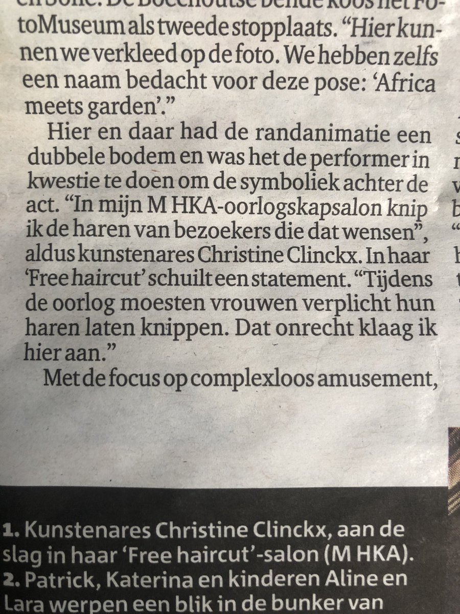 cclinckx's tweet photo. Performance Beggar #christineclinckx , Beggar, 2010 #performance @MHKAmuseum  2010 article Gazet van Antwerpen @gva 9/8/2010 artikel on M HKA #PeterBriers https://t.co/qIz9mXngwS
