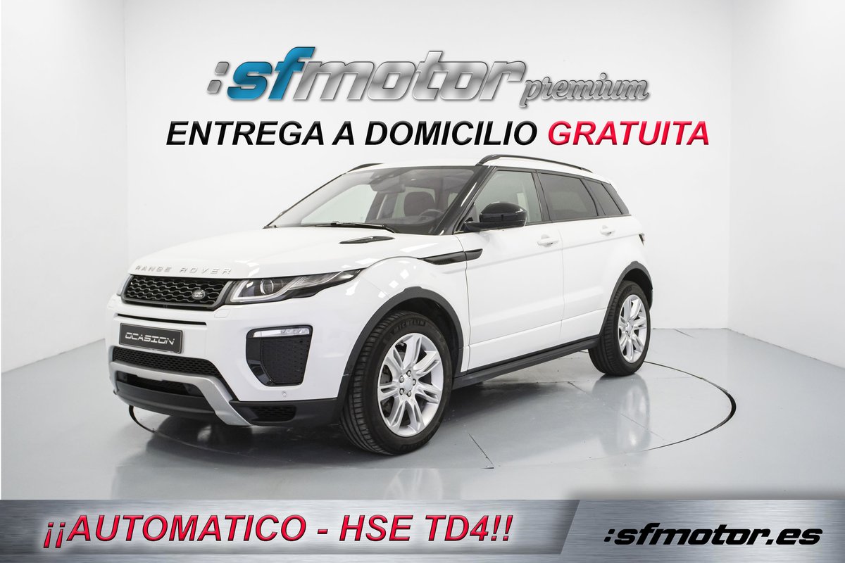 SFMotor's tweet photo. https://t.co/HSV7joYPgV

Range Rover Evoque 2.0L TD4 180cv 4x4 HSE Auto - Matriculación Mayo 2016 - 97.000km

PRECIO FINAL 29.900€
GARANTIA 1 AÑO
NACIONAL, PROCEDENTE DIRECTAMENTE DE CONCESIONARIO OFICIAL LAND ROVER
HISTORIAL DE MANTENIMIENTO
IVA DEDUCIBLE PARA EMPRESAS https://t.co/UpG8FNTaKi