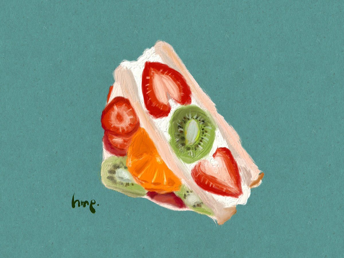 ট ইট র Asami Usui 喫茶にまつわる絵をよく描きます クリームソーダ のデジタルアート フルーツサンド の油絵 喫茶店での一コマ の水彩画 愛おしい物 人 瞬間 喫茶店 クリームソーダ フルーツサンド イラスト