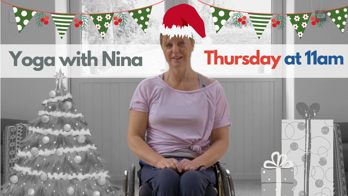 wheelpower's tweet photo. Free Live Adaptive Yoga Class with Nina 1️⃣ hour to go! This morning we will be hosting the last live class of 2020 so please do come along and join us from 11am 👇 

🎟️ https://t.co/WasbToR5Rf 

#LiveYogaClass🧘‍♀️ #wheelchairworkout🙏 https://t.co/xyWTaMuEcW