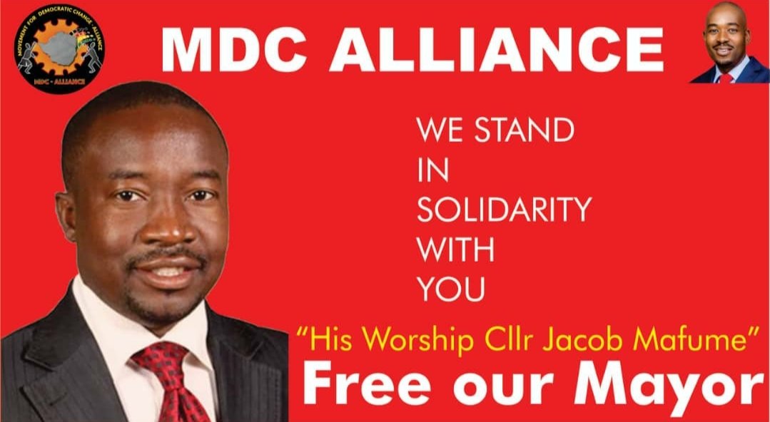 CCCZimbabwe's tweet photo. #BREAKING Mayor @JMafume has been denied bail by the Magistrate's Court. He has been remanded in custody to 28 January 2021. https://t.co/TknS6YGveA