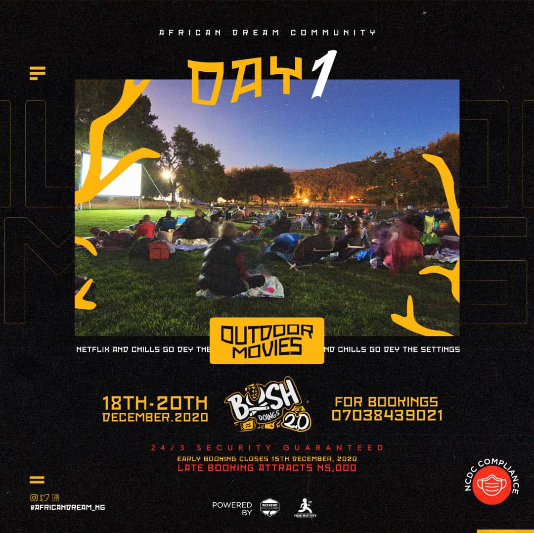 realkingss's tweet photo. Itβs 1day to #BushDoings
Just hope youβve gotten your ticket by now πββοΈπββοΈ if not hurry before its too late
Get your tickets π«π
https://t.co/2hrkS4KSqn https://t.co/VZ9Go04aOu
