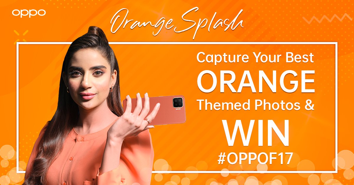 OPPOPakistan's tweet photo. Splash of Orange in your life! 
Splatter some orange color in your style &amp; get a chance to win OPPO F17 Dynamic Orange.
Visit: https://t.co/PsmodRlRl3 to win.

#OPPOF17 available in-stores or online for Rs.39,999. Get yours now!
Know more: https://t.co/7ASiBcSN0x
#OrangeSplash https://t.co/aZaNzyxKx1