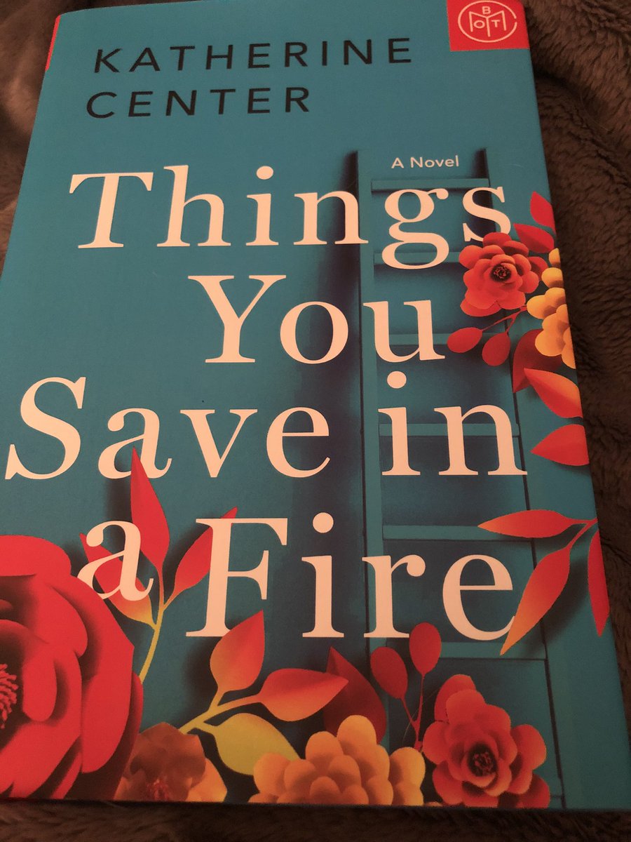rachiejoy77's tweet photo. It’s 1:30 am and I cannot put this book down. @katherinecenter #thingsyousaveinafire https://t.co/rKi1WCNEfs