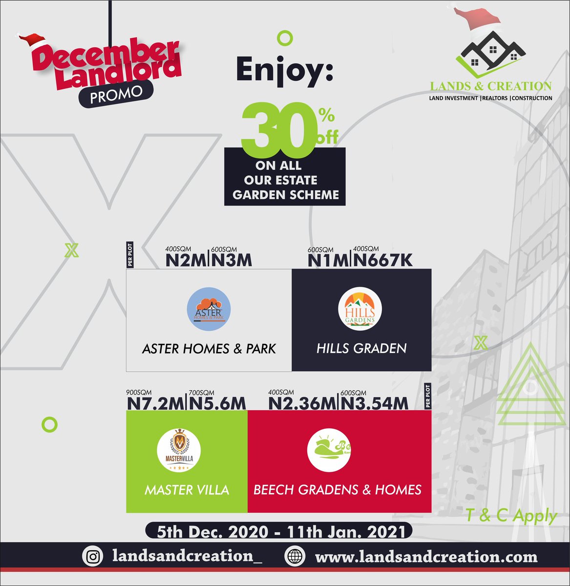 landsNcreation_'s tweet photo. GET YOUR OWN LAND WITH 100K IN LAGOS, DON'T SLEEP ON IT, 30% OFF DISCOUNT... T&amp;Capply...
Follow us for Details. LAND #investment 
#VerifiedLaycon #EndSARS #EndAsuuStrikeNow Mr President Bitcoin #Binance Jack Jasmine https://t.co/MsQ4XXmGDN