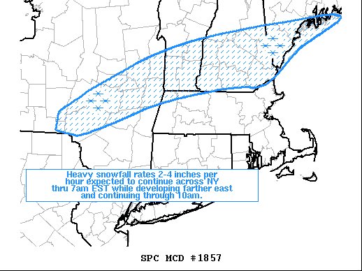 NWSSPC's tweet photo. 3:34am CST #SPC_MD 1857 , #mewx #mawx #nhwx #vtwx #nywx, https://t.co/9QFVTQzH0m https://t.co/ROpN3TFiFs