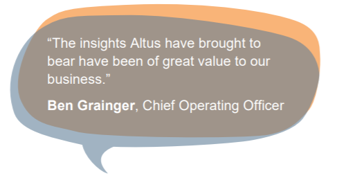 AltusCons's tweet image. Metfriendly - MI/BI Data Solution

Altus was able to deploy a team with the skills &amp;amp; vision necessary to turn #data into insight, combined with the oversight &amp;amp; management required to deliver.

Take a look at our latest #casestudy: loom.ly/JhsyIWg #altusdigital