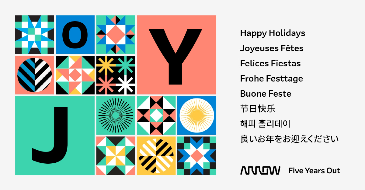 ArrowECSSpain's tweet photo. Gracias por ayudarnos a impulsar la innovación. Nuestro mayor deseo es ayudarte a alcanzar tus metas en el próximo año, y todos los que le siguen. ¡Felices Fiestas!
#ArrowTeam #MerryChristmas https://t.co/AVDEudRfHc https://t.co/onAusSsAHo