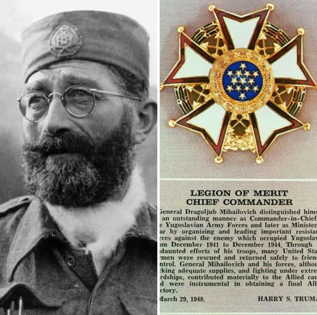 chetnik1903's tweet photo. General #Drazo #Mihailović said
"I prefer to lose my life in my country, than to live as an outcast in strange land. I'll stay with my soldiers and my people to the end, in order to fulfill duty that my King gave to me. For King and Fatherland – Freedom or Death!" https://t.co/Qpbqi8CYO5