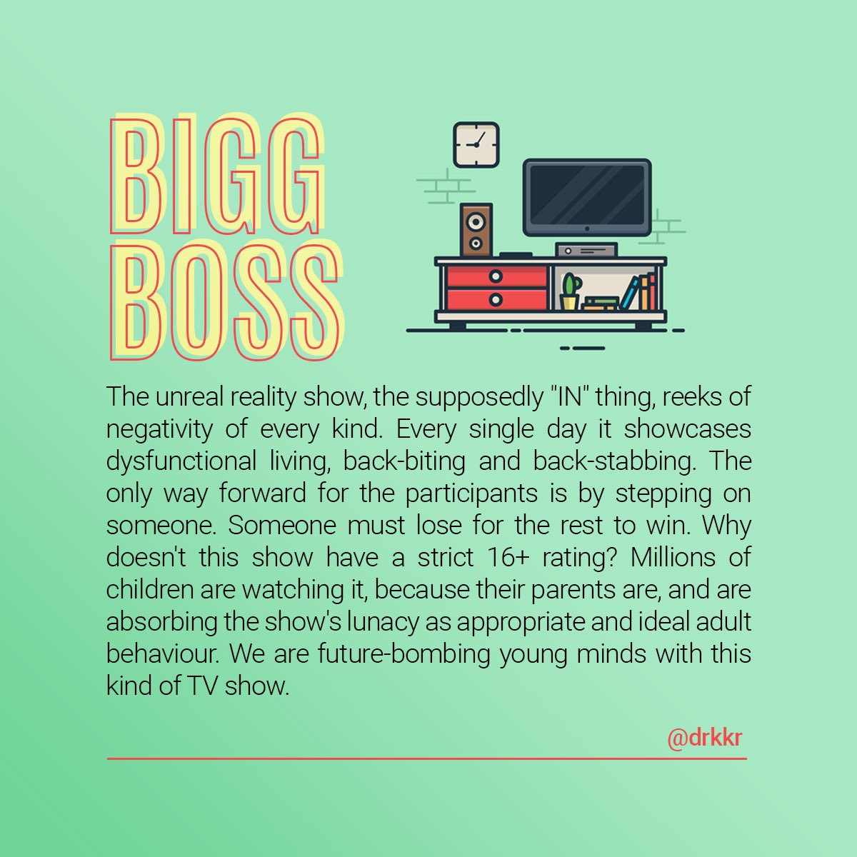 Why doesn't this show #BIGBOSS have a strict 16+ rating?  

#BiggBossTamil 
#Bigboss