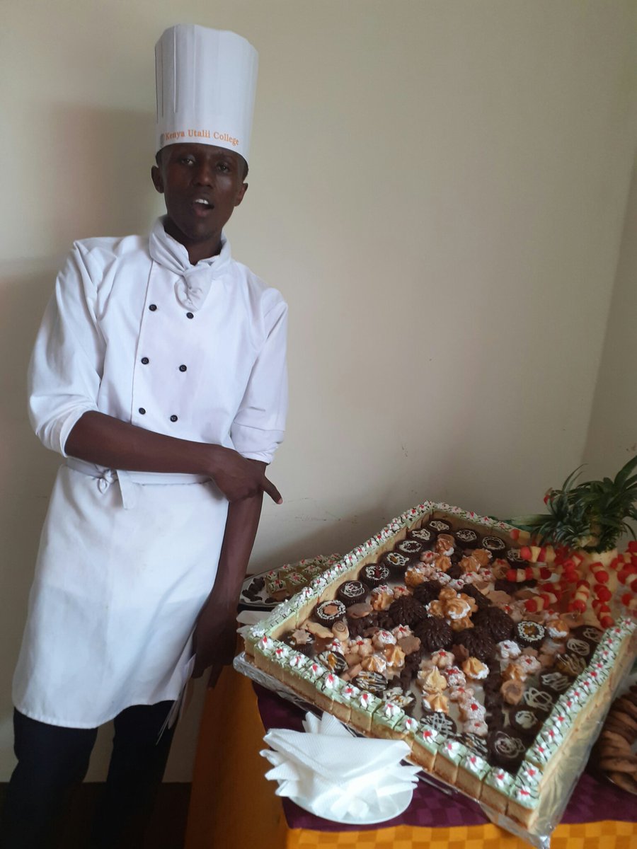 ThairuMbugua1's tweet photo. I made it,,just graduated from @KenyaUtalii #foodproductionclass #blessings https://t.co/9fQ5AoDIWh