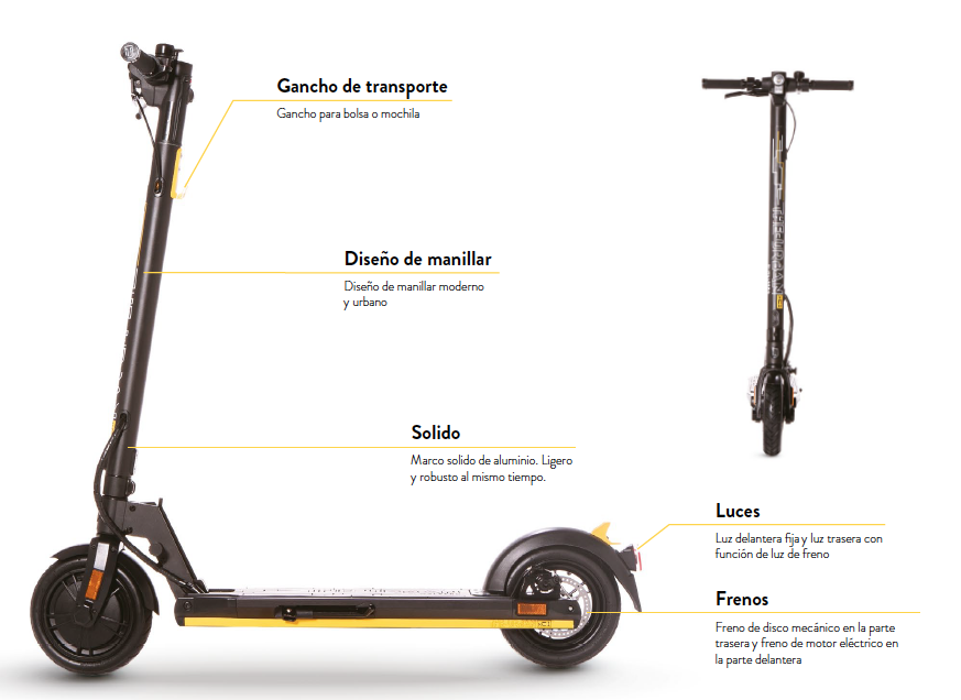 ewaymadrid1's tweet photo. The- Urban xC1, el más ligero de la gama sólo 14 kgs, 25 km de autonomía, dos programas de conducción (10 km/h ó 25 km/h). PVP: 549€ ¡Descubre ahora lo nuevo en ligereza de la #movilidadsostenible ! #urbanliberty #rideelectric #vmp #emobility 🛴🔋🍃 https://t.co/jXqQzO8aGt