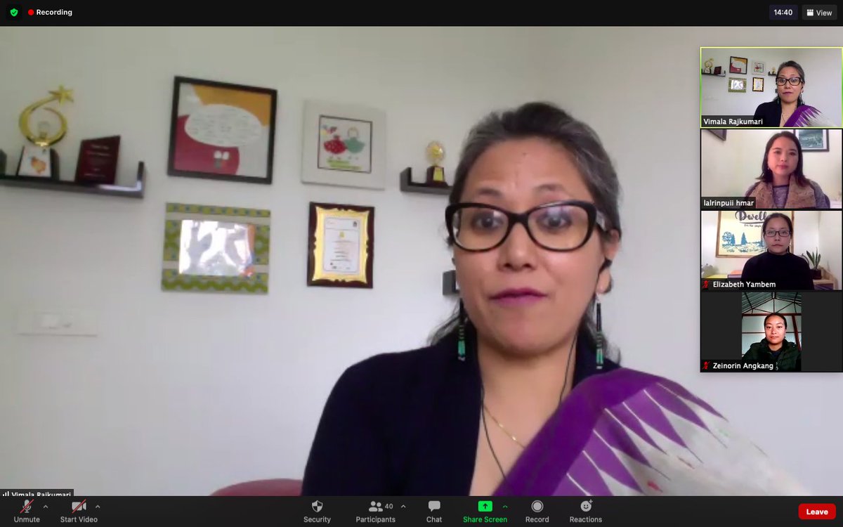 #HerTribe begins!#VimalaRajkumari sets the tone by taking about #womenentrepreneurship and what it means for women in North East to lead the way. All NE states put together only 4% of Women Entrepreneurs in India. Is that enough? Join the tribe, and our conversation.