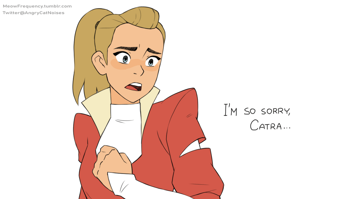 AngryCatNoises's tweet photo. Hello World! I've been studying this AWESOME show's style for a while and now I feel like the time has come to put it to use >=3
#shera #adora #catra #catradora #Rammeow #fanart #firsttweet https://t.co/Mdltj7a5uR