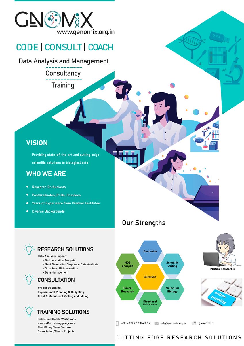 GENoMiX is the upcoming service provider in the field of genomics, transcriptomics and proteomics. 
#research #genomics #science #biotechnology #bioinformatics #innovation #genomix #biology #researchers #research #contractresearch