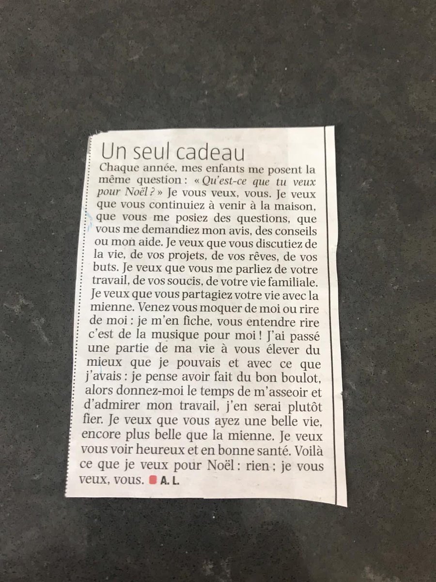 Magnifique courrier des lecteurs dans <a href="/lavoixdunord/">La Voix du Nord</a>. Non, je n’ai pas les larmes aux yeux. C’est pas vrai 😢