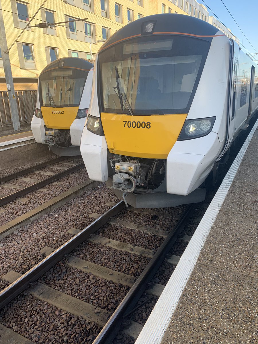 TrainDriverGTR's tweet image. Another day, another train! #traindriver #trains #class700 #railway