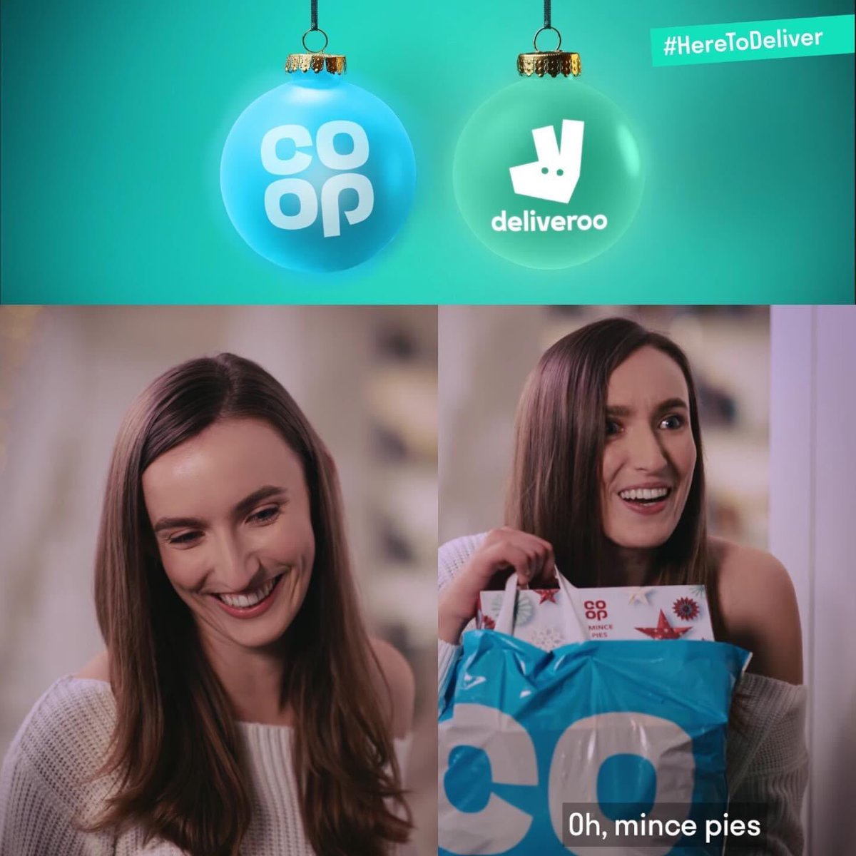 Look out for Sophia Tyndall-Bristow <a href="/SophiaAmelia/">Sophia Tyndall-Bristow</a> giving her ‘Love Actually’ doorstep moment  for Deliveroo! ❤️