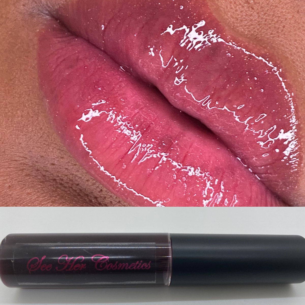 Seehercosmetics's tweet photo. Midnight prayer Hydra Lip Gloss by See Her Cosmetics. SHOP NOW LINK IN BIO 

#BlackOwned 
#christiancosmetics
#womenempowerment 
#supportsmallbusiness https://t.co/BwA0ZUuEUc