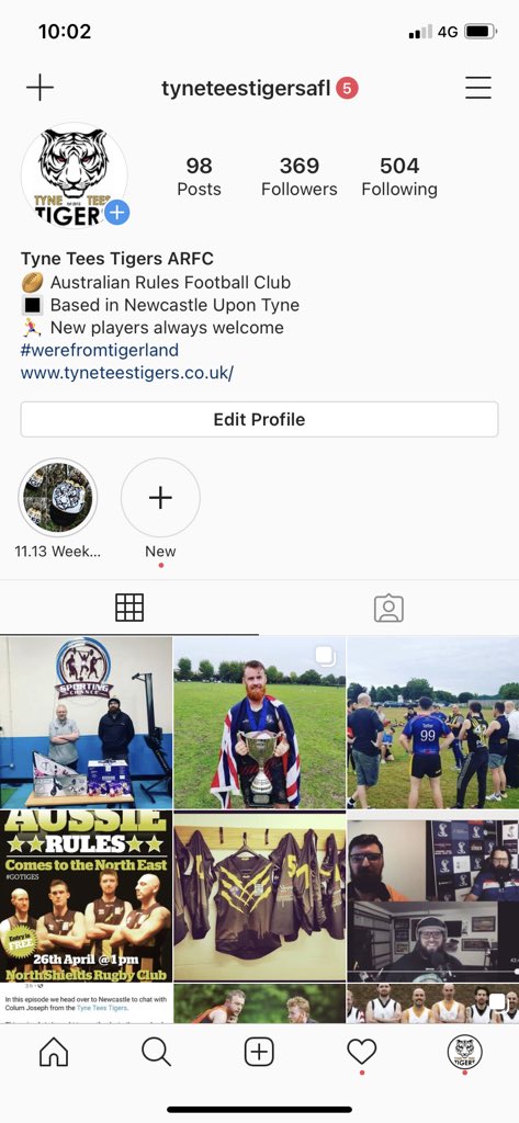 We are on Instagram too don’t forget! Drop us a follow for more updates 😉📷 #upthetigers #werefromtigerland
