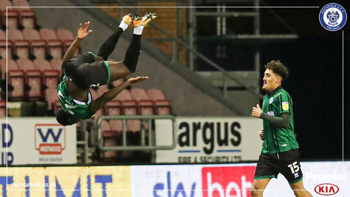 He recently scored a screamer for his first senior goal for DaleHe hasn’t got a bad celebration tooWith his direct running he is going to cause L1 defenders problemsI Feel Baah has a lot of potential and as he gets more experience I feel he will just get better  https://twitter.com/skybetleagueone/status/1339166791105384450