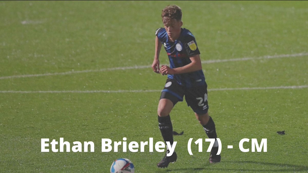 Ethan BrierleyCalm Composed CM with a lot of potentialOne of our own - He has been with us since the age of 7 & is a Dale fan tooHe made his first app  Huddersfield in the EFL Cup earlier this season at age 16 & has came of the bench a few times this season  https://twitter.com/rochdaleacademy/status/1226823124785590272