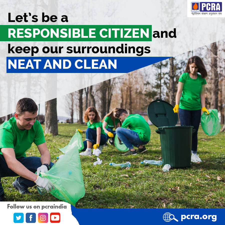 pcraindia's tweet photo. To live a healthy life, keep your surroundings clean and hygienic.Contribute to make the  environment sustainable. 
#PCRA #ConserveFuture #SwachhSurvekshan2021 @SwachhBharatGov @dpradhanbjp https://t.co/MeytycvQzr