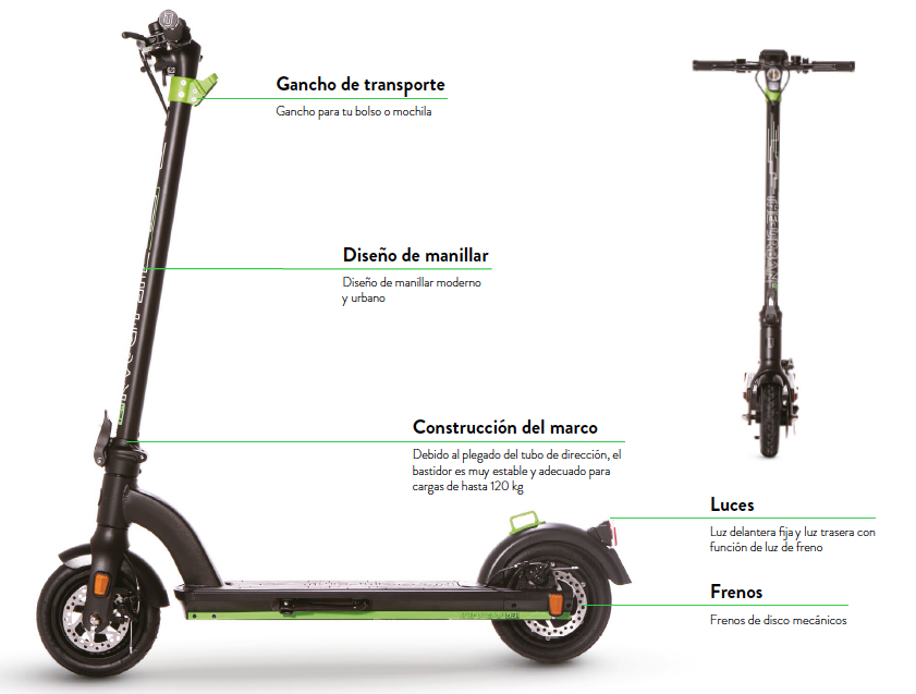 ewaymadrid1's tweet photo. The- Urban xR1, 16 kg de peso pero una capacidad de carga de 120 kgs! 25 km de autonomía, dos programas de conducción (12 km/h ó 25 km/h) y dos frenos de disco de 120 mm (delantero y trasero). PVP: 699€ #urbanliberty #rideelectric #vmp #emobility #movilidadsostenible 🛴🔋🍃 https://t.co/5DzetO4I8r