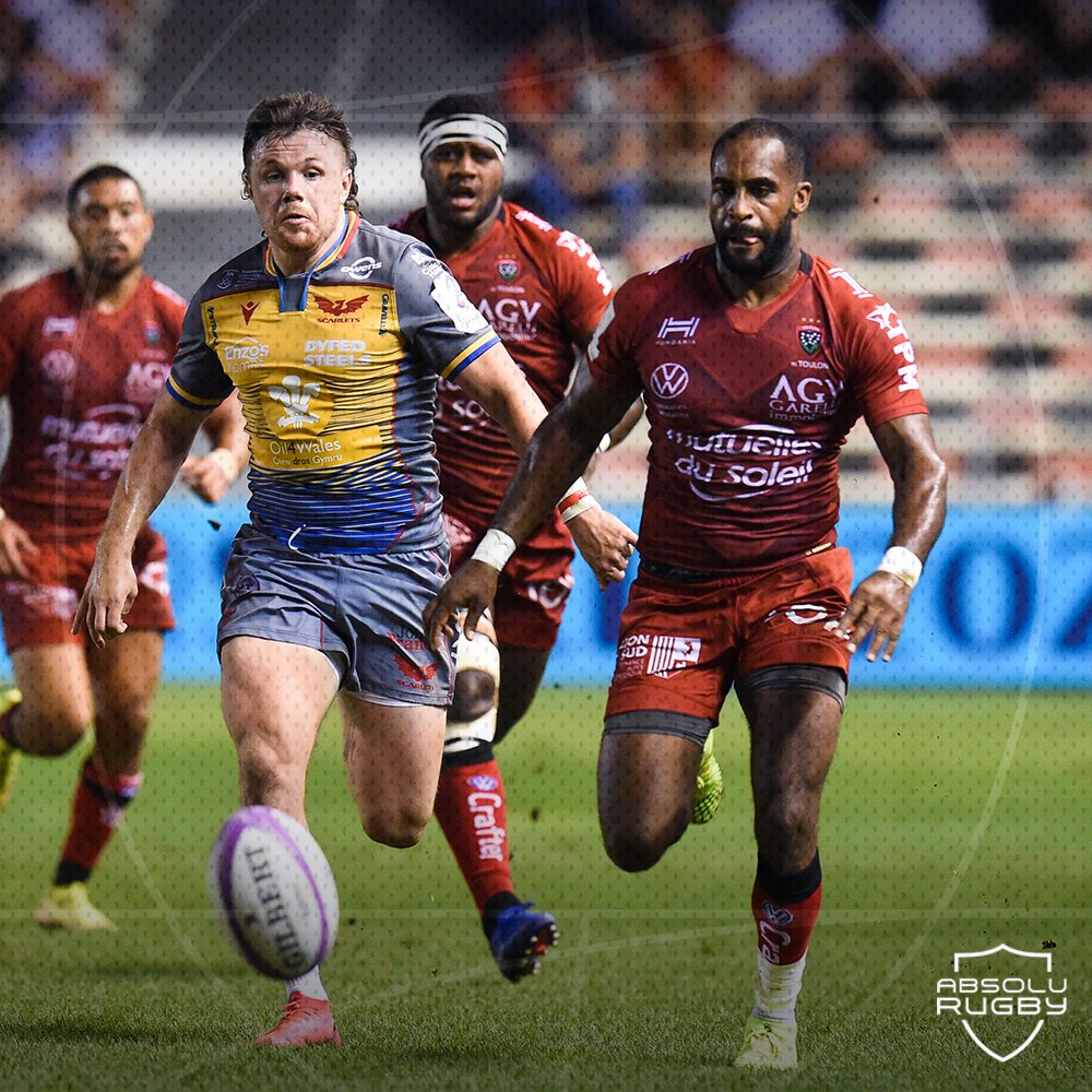 absolurugby's tweet photo. Demain, le @RCTofficiel et les @scarlets_rugby se retrouvent, cette fois-ci en #ChampionsCup !
Quelle équipe aplatira le ballon de la victoire ? #RCTSCA https://t.co/2UYdC47c0r