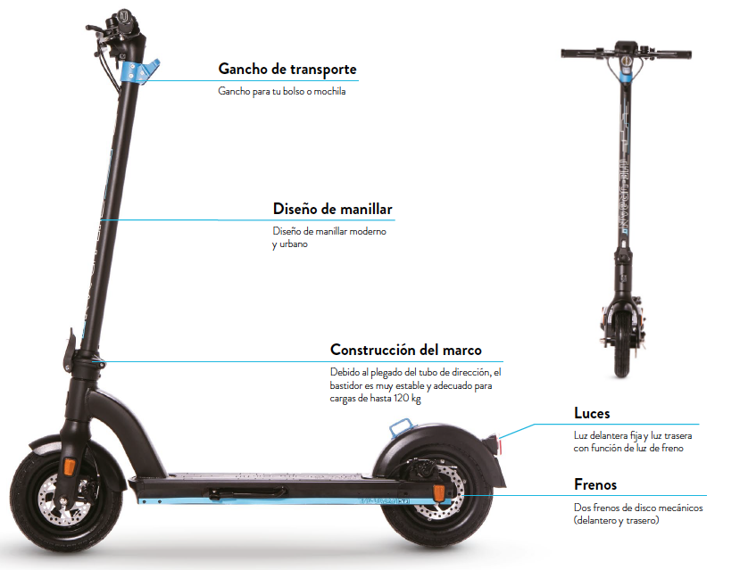 ewaymadrid1's tweet photo. The- Urban xT1, conduce con mayor comodidad y seguridad! 25 km de autonomía, dos programas de conducción (12 km/h ó 25 km/h), 2 frenos de disco de 120 mm (delantero y trasero) y neumaticos de 10". PVP: 799€ #urbanliberty #rideelectric #vmp #emobility #movilidadsostenible 🛴🔋🍃 https://t.co/LkyNCLhI5l