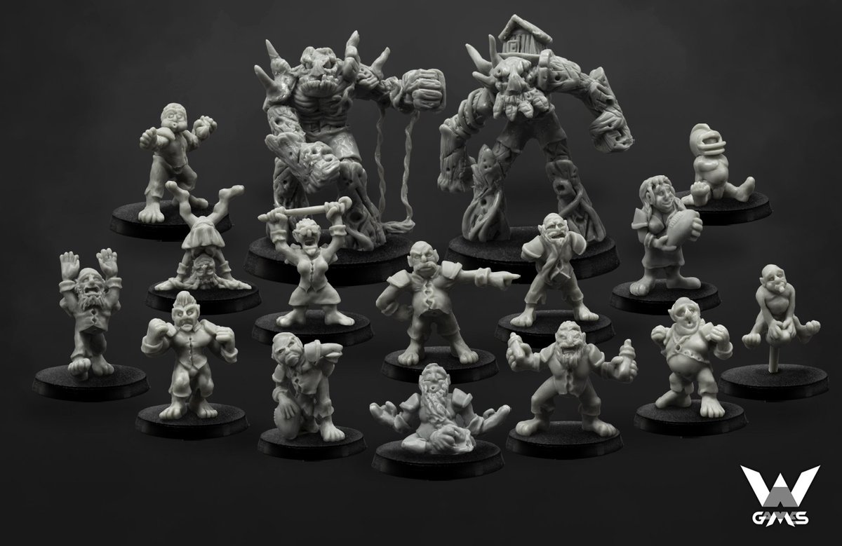 🇬🇧 And the last team is here, Treehouse Village, we will post the chapters of the story soon. Enjoy meanwhile its resin models.

🇪🇸 El último equipo ya está aquí, Treehouse Village, publicarenos los capítulos de esta parte de la historia pronto. Disfruten de las minis en resina.