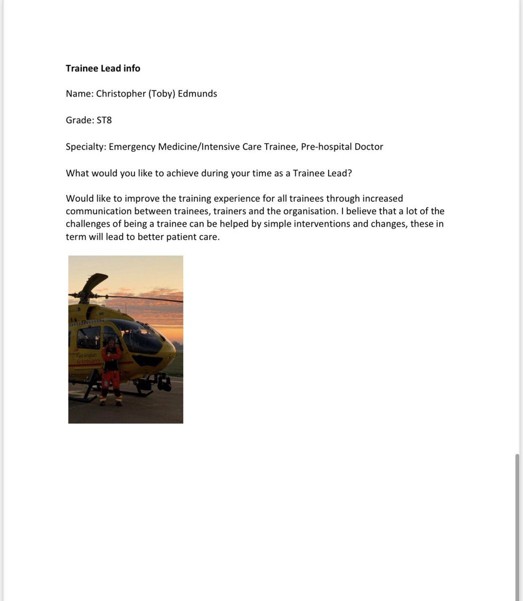 Meet Your Trainee leads. Christopher Edmunds aka Toby is one of the EM trainees. Toby is an avid mountain climber and windsurfer. His adventurous soul can be seen in his picture too 😁 <a href="/NHSGrampian/">NHS Grampian</a>