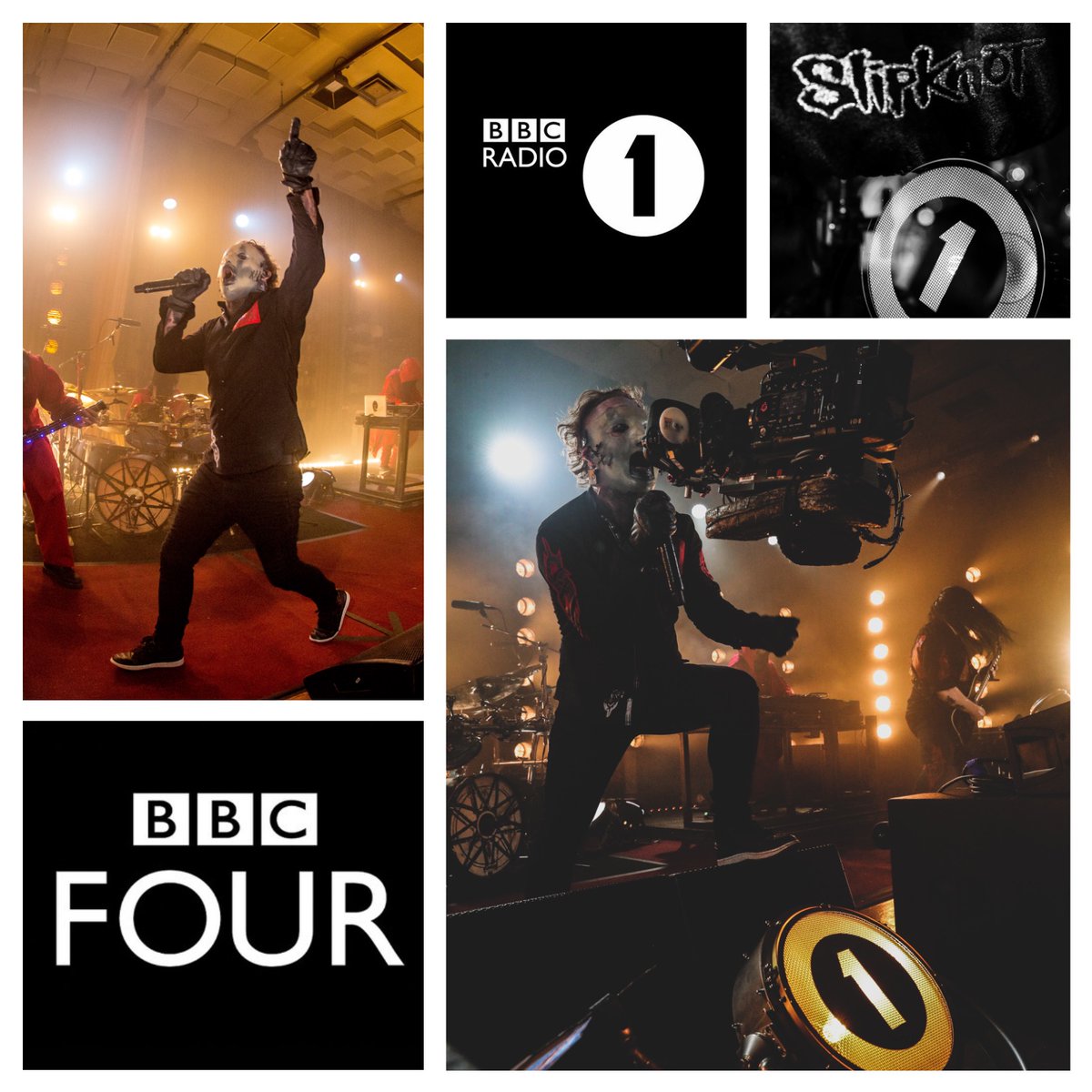 WeAreAC_Promo's tweet photo. Ending the year as we started it... tune in to @BBCFOUR on the evening of 29th Dec (at just gone midnight) for another chance to watch the stunning @slipknot Unmasked: #alloutlife doc we filmed earlier this year for @BBCR1 at BBC Maida Vale Studio @DanielPCarter @Roadrunner_UK https://t.co/xQXc4ZaMmC