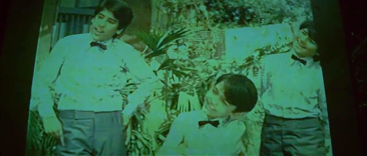 Swades had a cameo by  @aamir_khan as well. The film shown to the villagers is Aamir Khan's cinematic debut - Yaadon Ki Baarat. And we see Aamir Khan asking permission to take a leak and Shah Rukh Khan's shy smile at that.