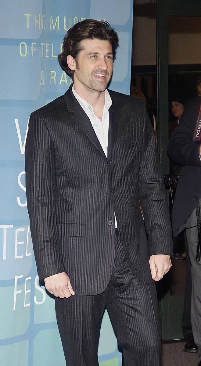 Dempseyaholics's tweet photo. Happy #ThrowbackThursday!

Patrick Dempsey arrives at the 23rd Annual William S. Paley Television Festival on February 28th 2006.

#Greysanstomy #GA #DerekShepherd #McDreamy #PatrickDemsey #BridgetJonesBaby #JackQwant #BJB #Actor #Neurologist #EllenPompeo #Merder #Dempeo https://t.co/umG9sNrR5k