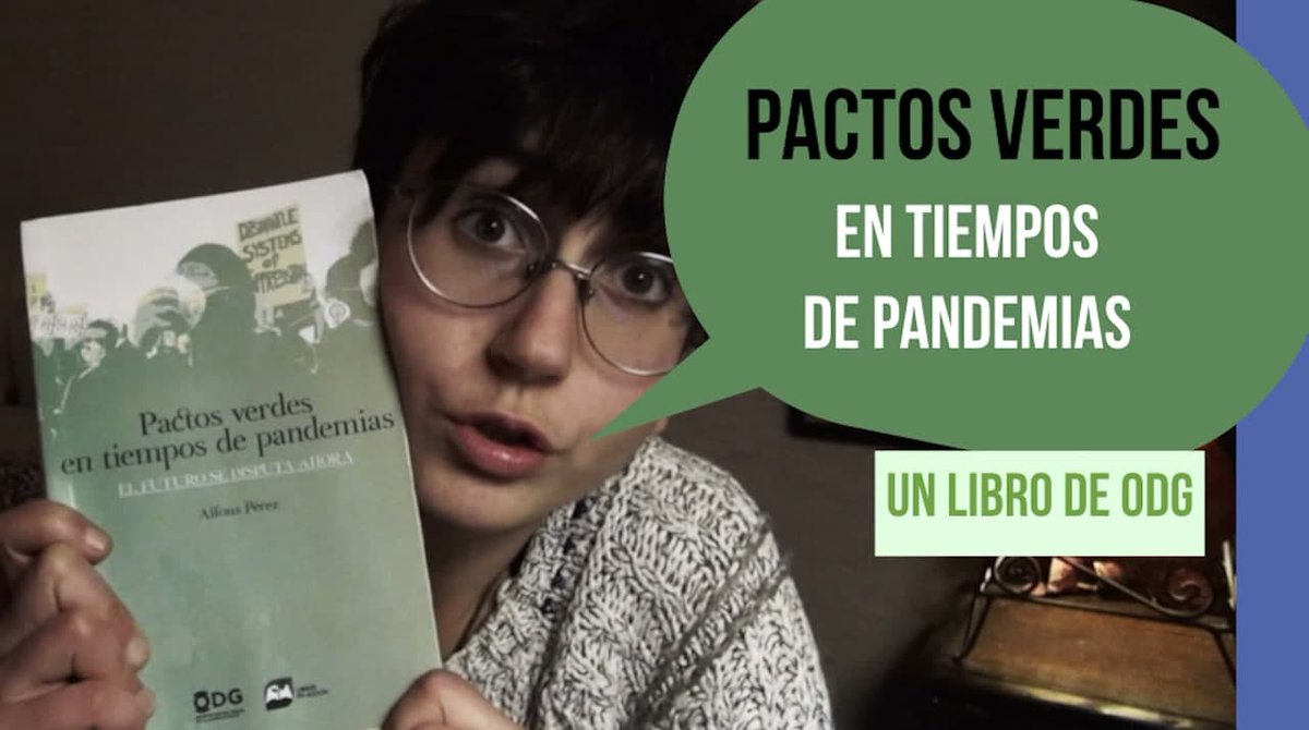 ¡Reseña en vídeo de la BIRCH! 🥰
👉 youtu.be/u8RVHgKC-fc

"Pactos Verdes en tiempos de pandemias. El futuro se disputa ahora", por nuestro compañero <a href="/Alfons_ODG/">Alfons Pérez</a> y colaboradoras.

¡Regálatelo que te lo regalamos! 📗
👉 framaforms.org/encarga-el-lib…

#PactosVerdesPandemias