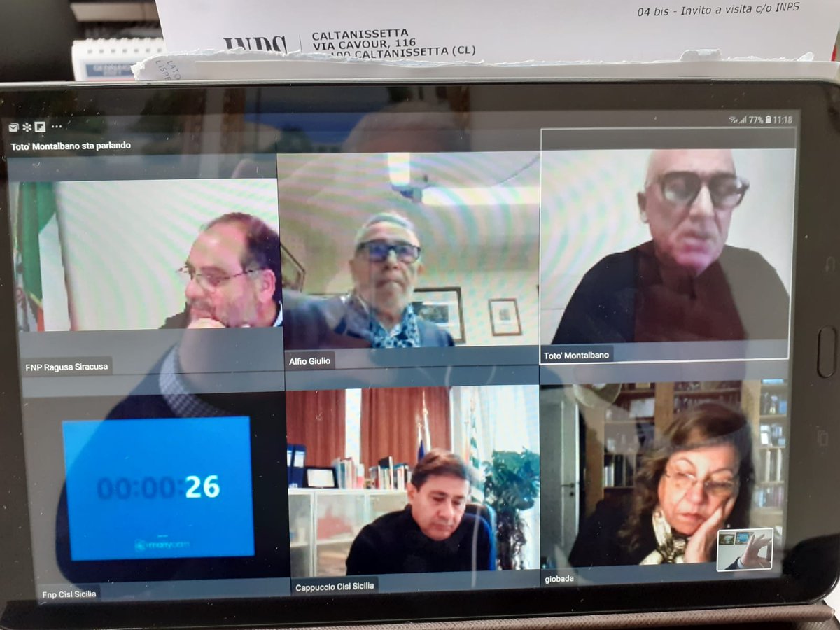 ag_fnp's tweet photo. 17 dicembre 2020 Comitato Esecutivo Fnp Sicilia 
Intervento del Segretario Generale Fnp Cisl Ag Cl En Salvatore Montalbano  @samontalbano49 
@ragazzini_p @AlfioGiulio @FnpCisl @CislSicilia @RicottaRosolino @AnteasSicilia https://t.co/xvrDgQFXEU