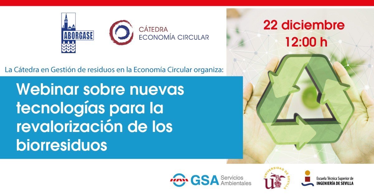 Bioeconomia_And's tweet photo. Nuevo seminario #online sobre “Nuevas tecnologías para la valorización de residuos” de @CatedraCircular @unisevilla donde se abordará el #ALECA y el proyecto C-Biofert para la valorización de biorresiduos y proyectos en desarrollo.
📅 22 diciembre
✍https://t.co/jTGmuxqlm5️ https://t.co/acAcnIu8Ys