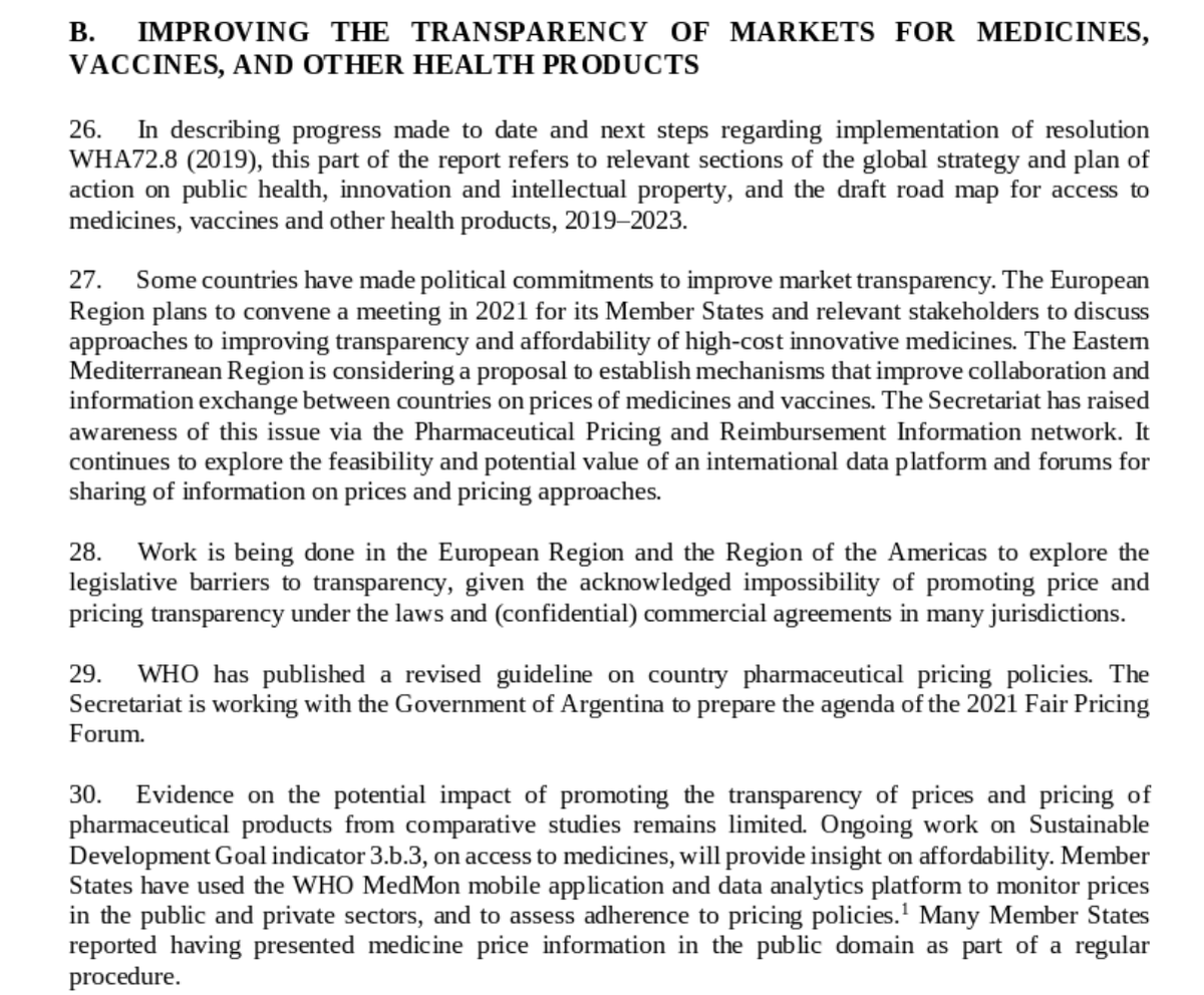 ThiruGeneva's tweet photo. @WHO reporting back to #EB148 on the #TransparencyResolution https://t.co/mngXwQjm1L https://t.co/d1FETpNXKw